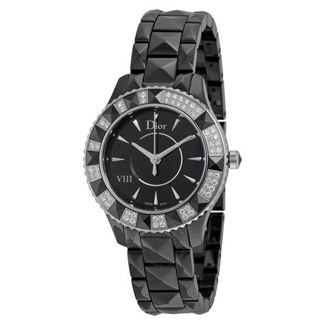 dior girl watches|Dior diamond bezel watch.